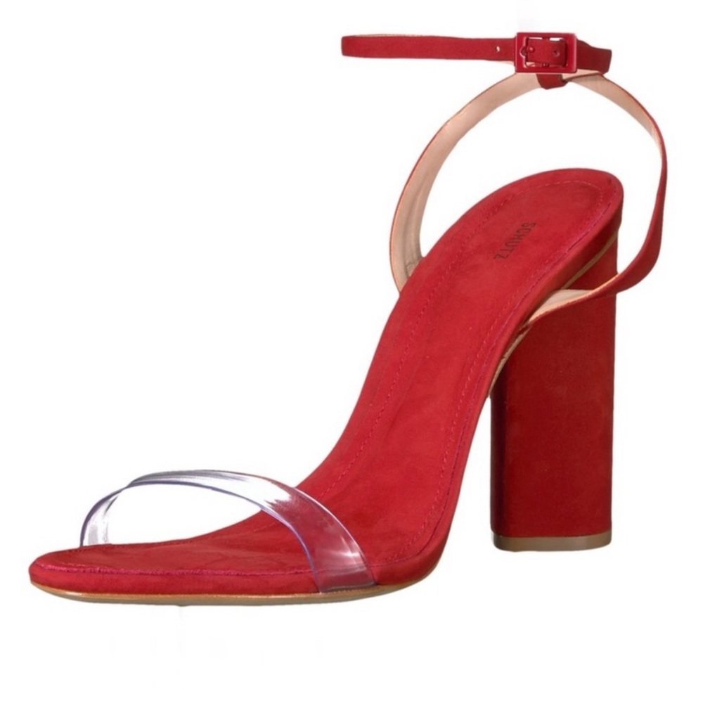SCHUTZ Geisy red heel size 7.5. Heel is 3.5 inches
